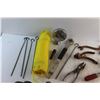Image 2 : Oil Dipsticks, Wrenches, Metal Brush, Pliers, Metal Files, Clamp and Assorted Items
