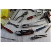 Image 6 : Oil Dipsticks, Wrenches, Metal Brush, Pliers, Metal Files, Clamp and Assorted Items