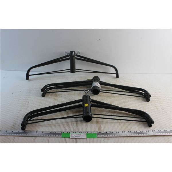 (3) Folding Christmas Tree Stands