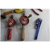 Image 2 : (5) Vintage Hand Drills, Wire Cutters and Plumber's Wrench