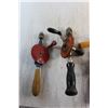 Image 5 : (5) Vintage Hand Drills, Wire Cutters and Plumber's Wrench