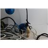 Image 4 : Parrot Statue, (2) Desk Lamps - Tested, Extension Cord and Hangers