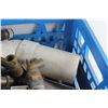 Image 10 : Assorted Plumbing Supplies and Plastic Crate