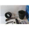 Image 2 : Assorted Plumbing Supplies and Plastic Crate