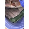 Image 5 : * (6) Nylon Tarps and Large Plastic Tote - As Is