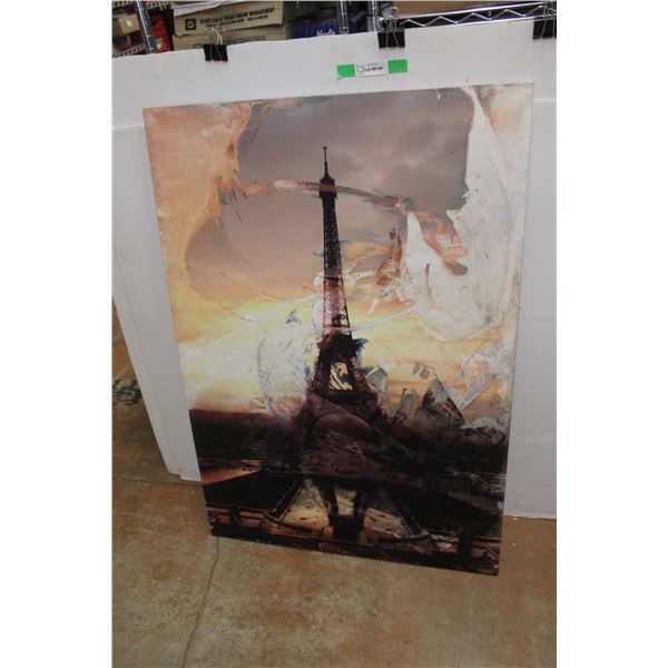 * Eiffel Tower Painting 47'' x 32''