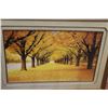Image 2 : *Framed Fall Trees View Print 31'' x 43''