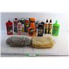 Image 1 : (13) Automotive Sprays and Liquids - WD40, Cleaner Wax & Glass Cleaner and (2) Mops