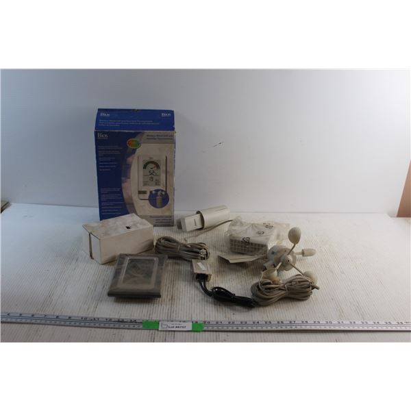 Weather Station - As Is and Wireless Wind Chill and Humidex Thermometer - As Is