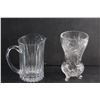 Image 2 : Glass Pitcher and Vase 9''