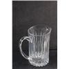 Image 3 : Glass Pitcher and Vase 9''