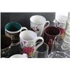 Image 13 : (2) Serving Trays, ( (16) Mugs, (4) Glasses and (2) Cookie Jars