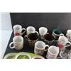 Image 15 : (2) Serving Trays, ( (16) Mugs, (4) Glasses and (2) Cookie Jars