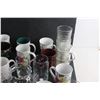 Image 6 : (2) Serving Trays, ( (16) Mugs, (4) Glasses and (2) Cookie Jars