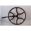 Image 2 : Antique Cast iron Wheel w/ Handle