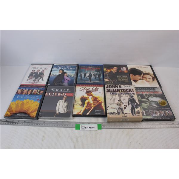 (10) Various DVDs, Two Weeks Notice, Green Zone, Step Up, Misc.