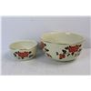 Image 2 : (2) Vintage Halls Superior Quality Kitchen Ware Bowls