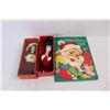 Image 2 : (2) Vintage Eaton Small Christmas Dolls w/ Boxes, Vintage Santa Claus Children's Coloring Book- Bare