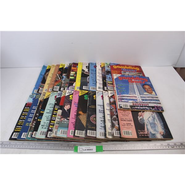 (30) Various Gambling Times Magazines