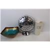 Image 2 : Rae Dunn Love Coffee/ Tea Mug, Home Decor Glass Bowl Made In Turkey, Fold Down serving Tray