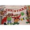 Image 4 : Christmas Tablecloth, (3) bed Sheets/ Blankets, Mickey Mouse, Bernstein Bears, Misc.