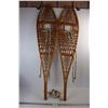 Image 1 : Pair Of Vintage Wooden Snow Shoes- 51'' Long