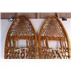 Image 3 : Pair Of Vintage Wooden Snow Shoes- 51'' Long