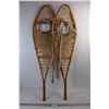 Image 1 : Pair Of Vintage Wooden Snow Shoes- 42.5'' Long