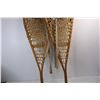 Image 4 : Pair Of Vintage Wooden Snow Shoes- 42.5'' Long