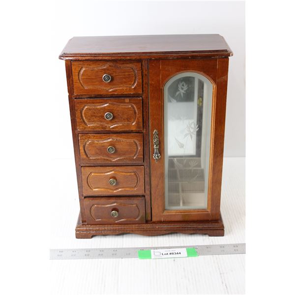 Jewelry Cabinet - 11" x 5" x 14"
