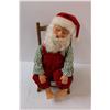 Image 6 : Santa Doll w/ Wooden Chair - Some Wear, (4) Bags of Toys: My Little Pony, Minions, Looney Toons, & (
