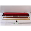 Image 1 : Pool Cue in Case - 58" Long