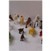Image 3 : (18) Kids Animals Figurines: Dinosaurs, Lion, Unicorns, Moose (Missing Foot), Cougar, Misc.
