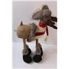 Image 7 : (4) Christmas Stuffed Animals Decor - 19" Tall