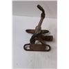 Image 4 : Cast Iron Wood Bench Clamps Set & (2) Metal Sprinklers