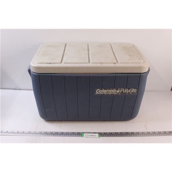 Blue Coleman PolyLite Cooler w/Lid - Some Wear