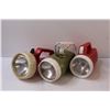 Image 3 : (3) Vintage Flashlights, & (2) Wall Mount Outdoor Lights w/Hardware -As is