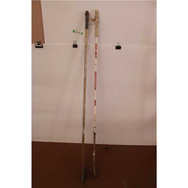 * (2) Hockey Sticks: Victoriaville - Right Hand & Canadien - Left Hand