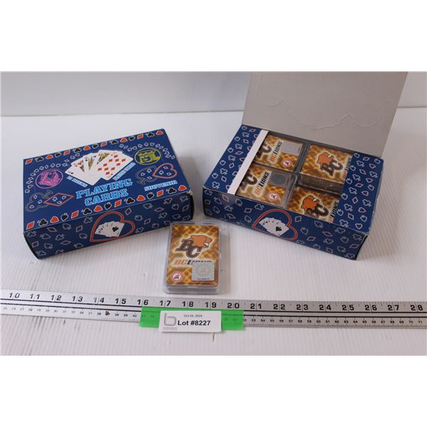 (24) Decks of BC Lions Playing Cards - NIB