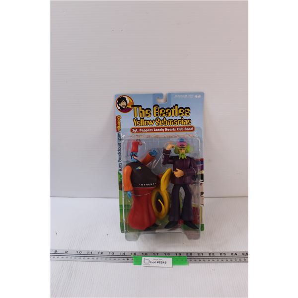 McFarlane George Harrison w/ Snapping Turtle Yellow Submarine/Sgt. Pepper's Figurine - NIB