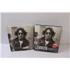 Image 2 : Lennon Legend - An Illustrated Life Of John Lennon - 64 Page Hardcover Book w/ Slip Cover, CD, Memor