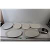 Image 1 : (6) Plates/Trays, Pot Lid