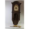 Image 1 : Crafique Vintage Wood Grandmother Clock - 3' Tall x 15" Width x 7.25" Deep - As is