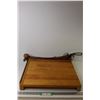 Image 1 : Ingento Paper Cutter - Wood Surface 19" Square approx. - As is