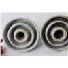 Image 2 : (2) Lorenzetti 1994 Brazil Porcelain Insulators 7.5" Diameter - As is