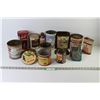Image 1 : (13) Empty Tins (Sharps, Bassets, Rogers Syrup etc.) As is