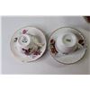 Image 2 : (4) Fine China Tea Cup/Saucer Sets - As is