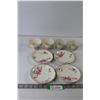 Image 1 : (1) Set of 4 Tea Cups and Saucers - As is