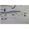 Image 2 : Jewelry - Necklaces (Shells, Beads), Bracelets (Magnetic, Charm etc.), Earrings, Rings, Clip - (Some