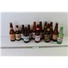 Image 1 : (13) Glass Beer Bottles (Bud, Bohemian, Bradbury, Red Ribbon etc.)